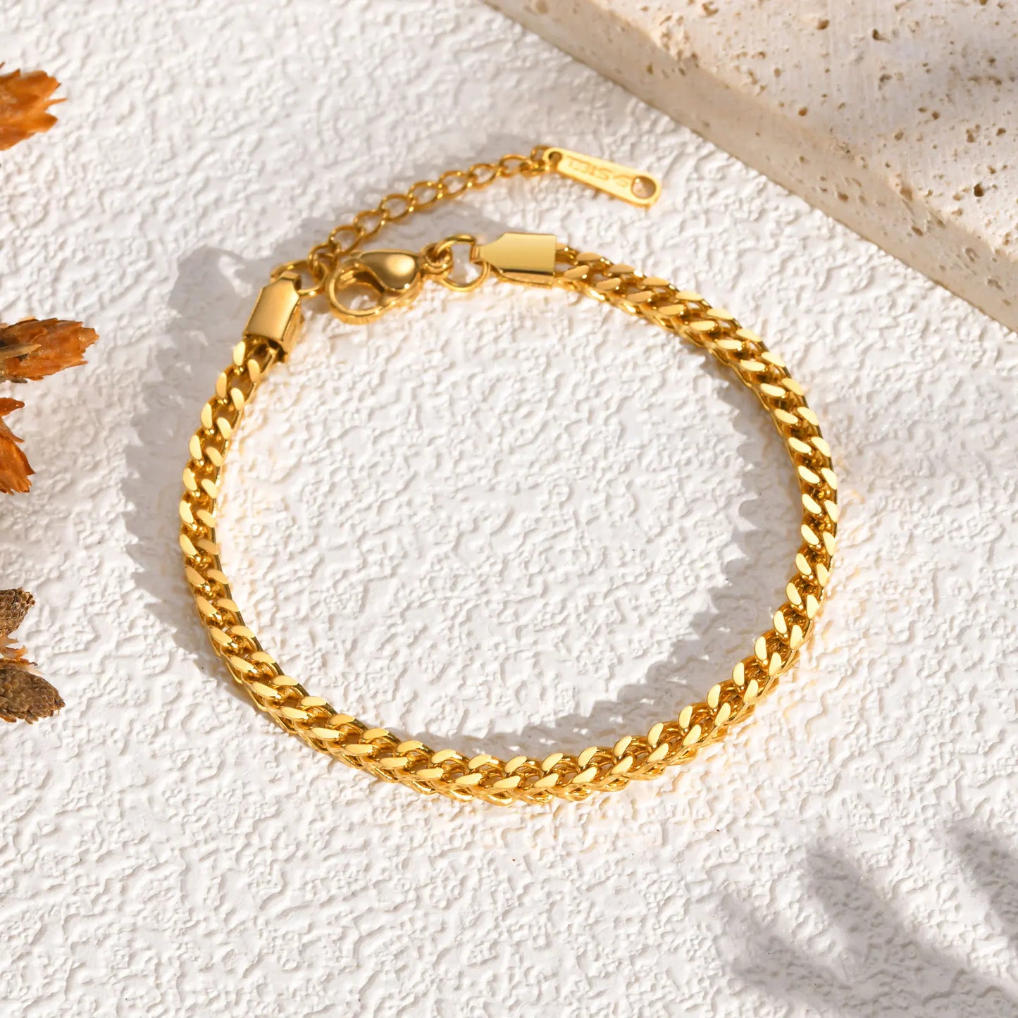 Square Keel Chain Bracelet