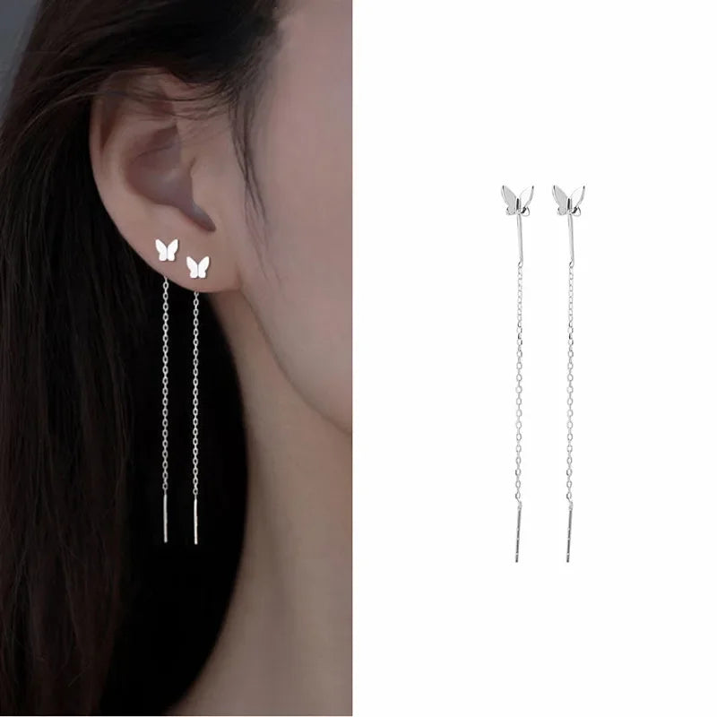 Drop Ear Line Long Hanging Earring
