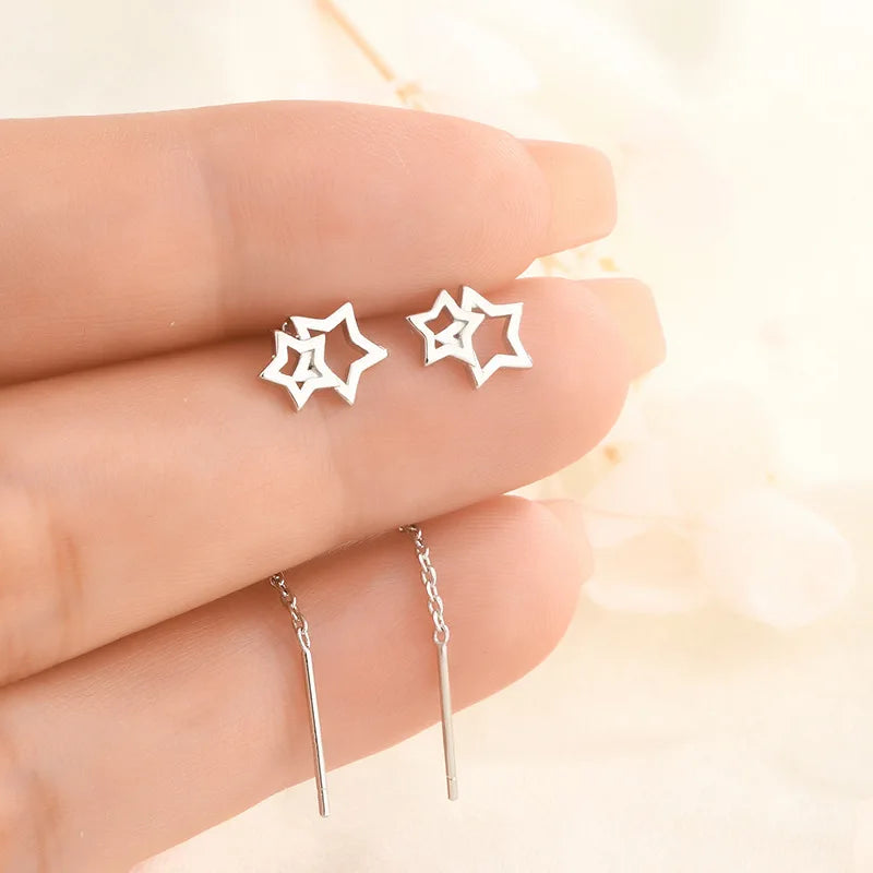 Drop Ear Line Long Hanging Earring