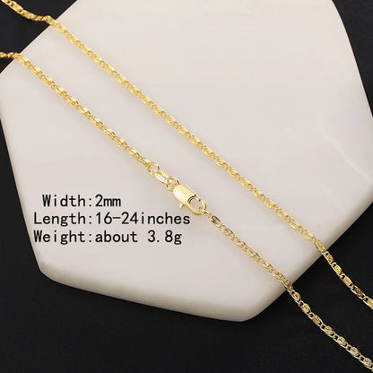 2MM Chain Necklace