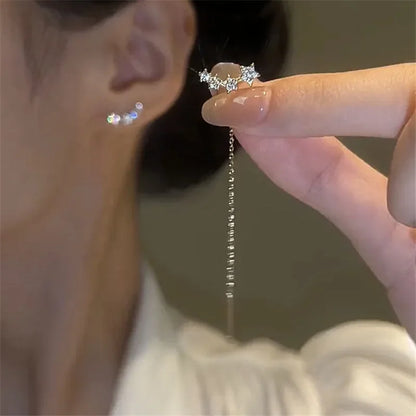 Drop Ear Line Long Hanging Earring