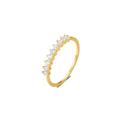 Round Cut CZ Engagement Ring