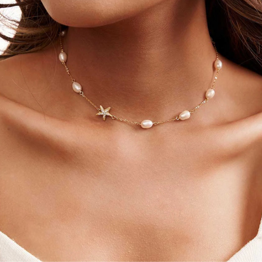 Starfish Choker Necklace