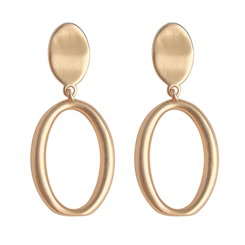 Needle Elegant Drop Earrings