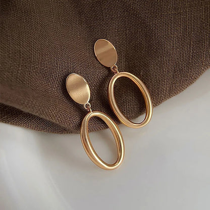 Needle Elegant Drop Earrings