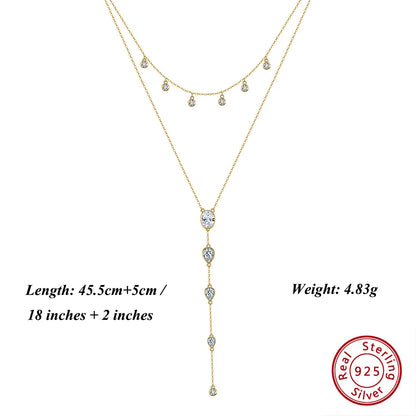 Y-Shaped Choker Necklace