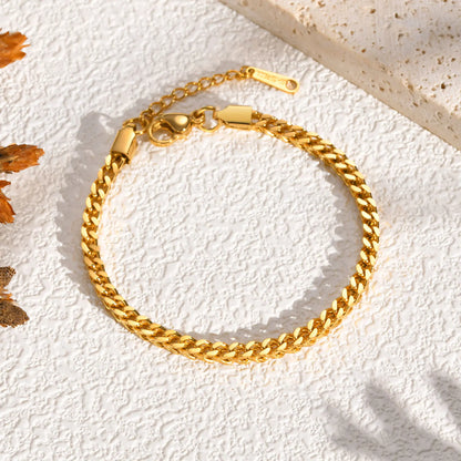 Square Keel Chain Bracelet