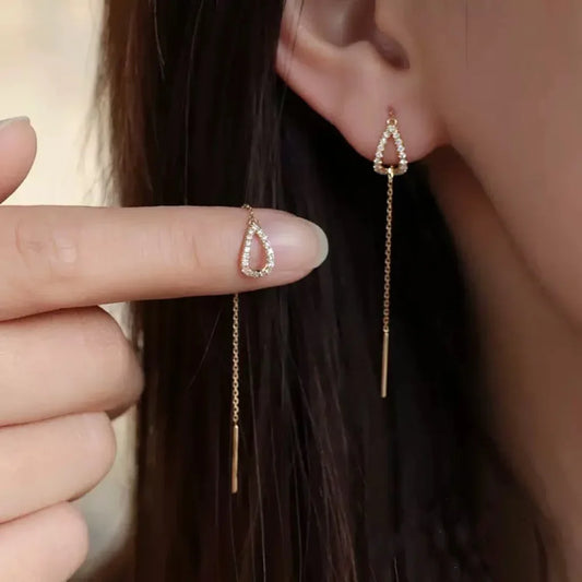 Drop Ear Line Long Hanging Earring