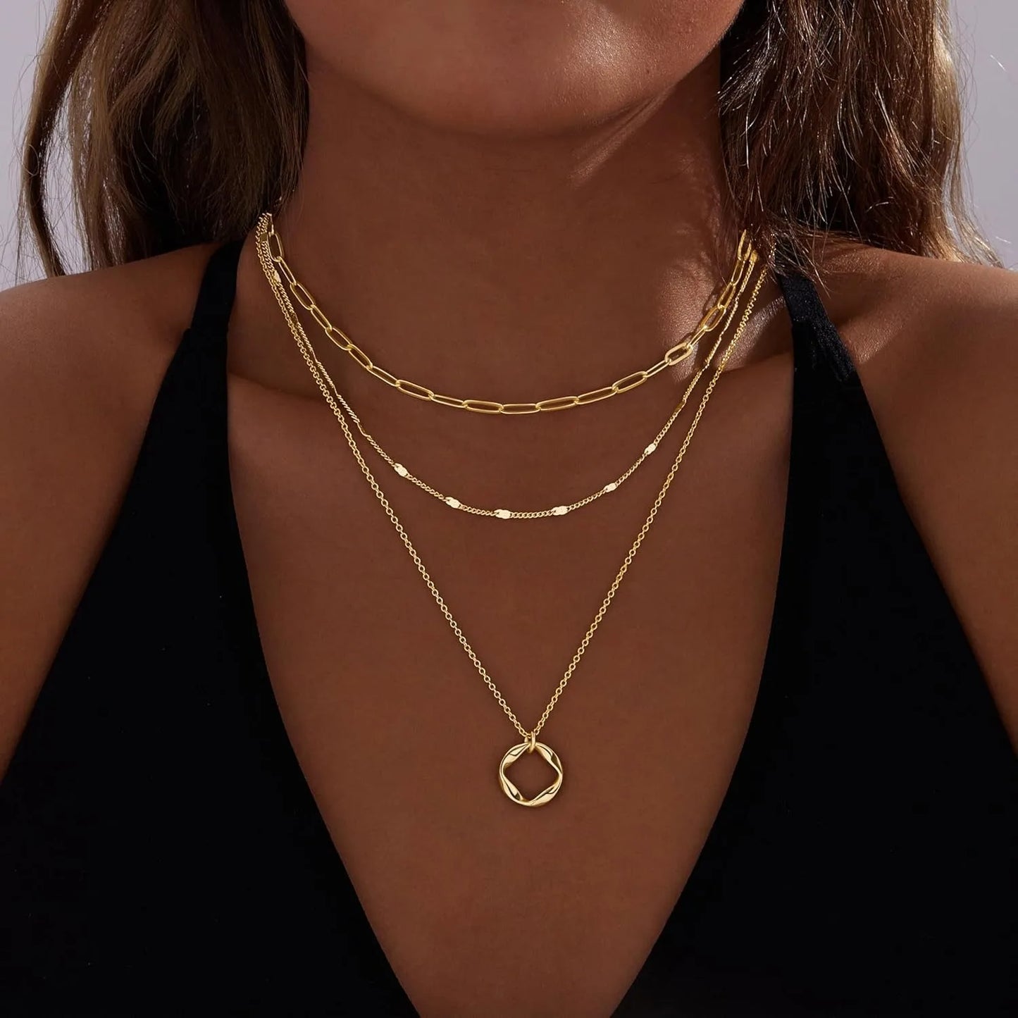 Layered Gold Necklace