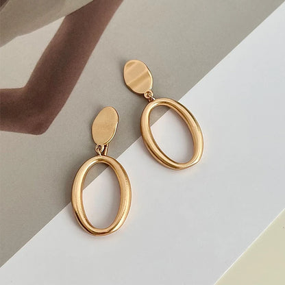 Needle Elegant Drop Earrings