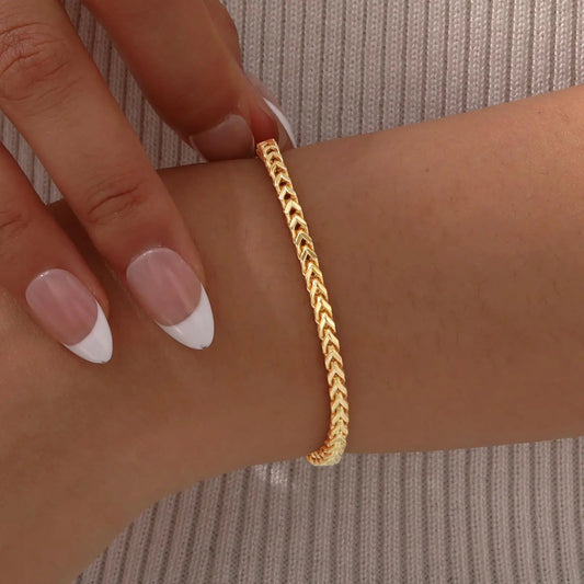 Square Keel Chain Bracelet