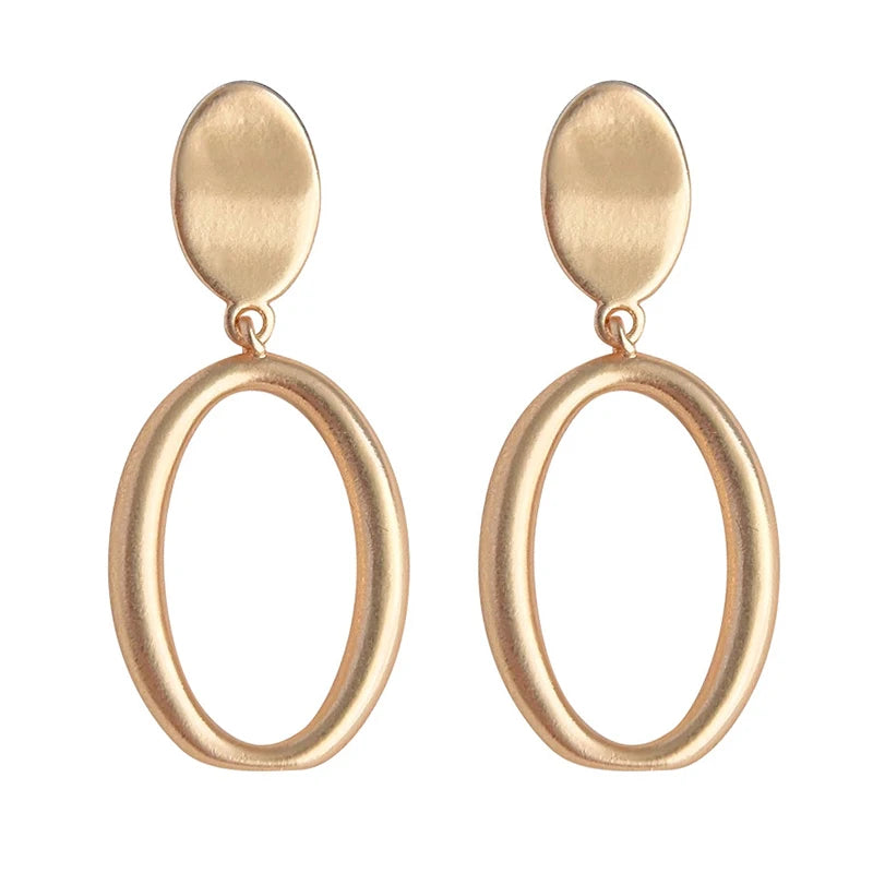 Needle Elegant Drop Earrings