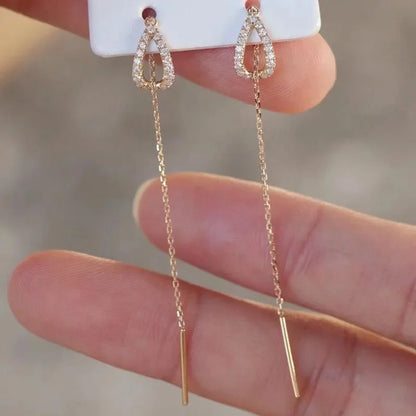 Drop Ear Line Long Hanging Earring