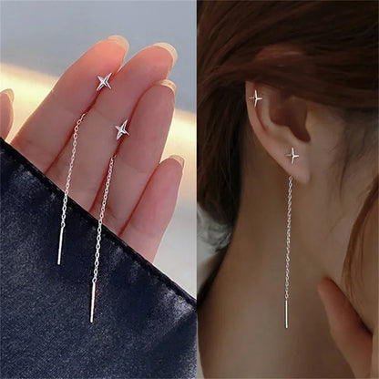 Drop Ear Line Long Hanging Earring