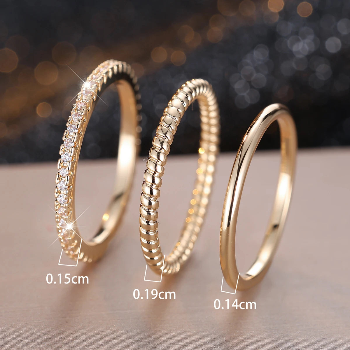Minimalist Stacking Thin Ring