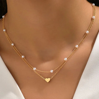 Women's Pearl Necklace Set