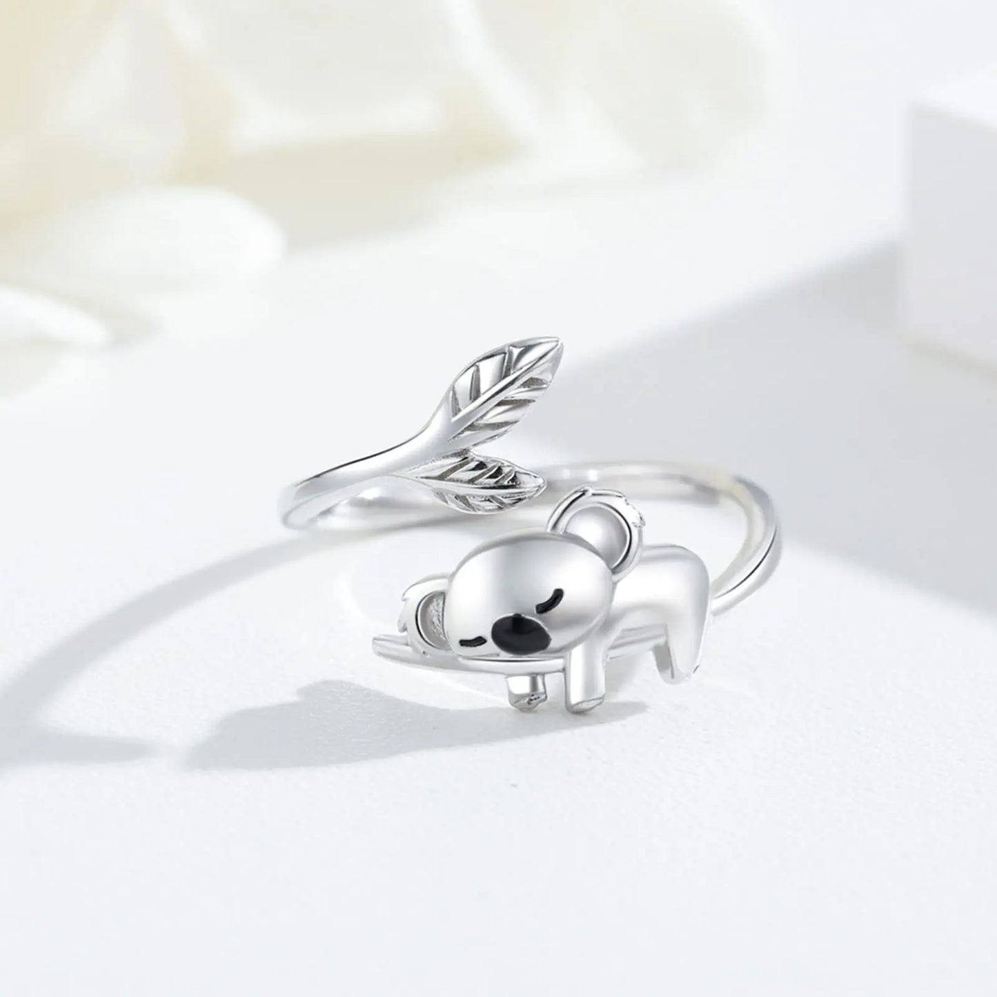 Adjustable Cute Koala Animal Ring