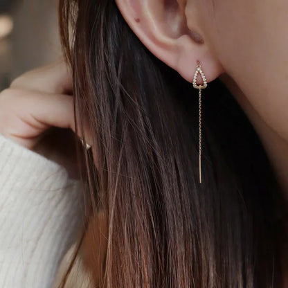 Drop Ear Line Long Hanging Earring