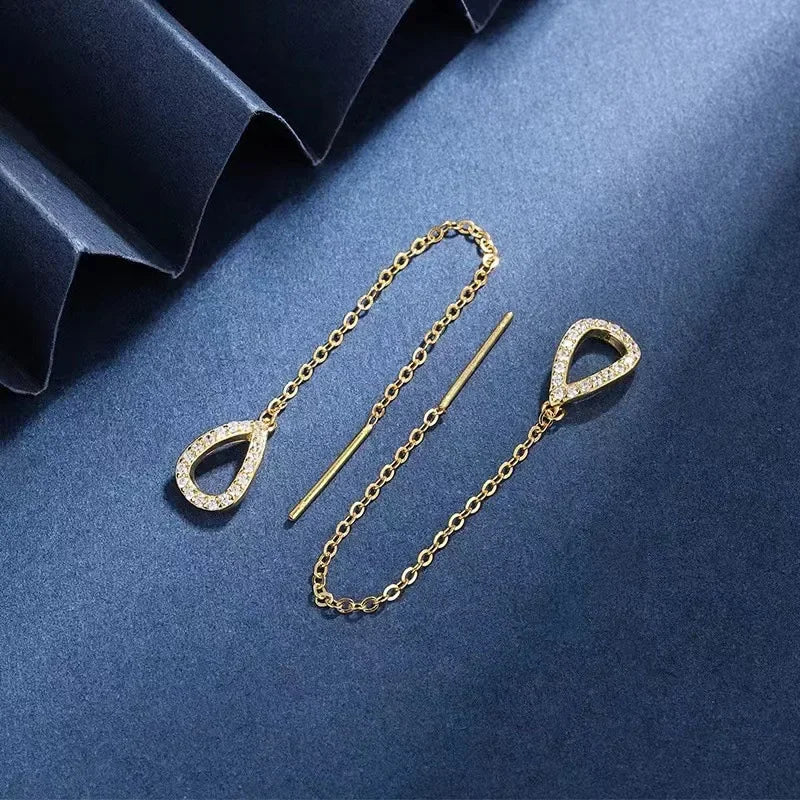 Drop Ear Line Long Hanging Earring