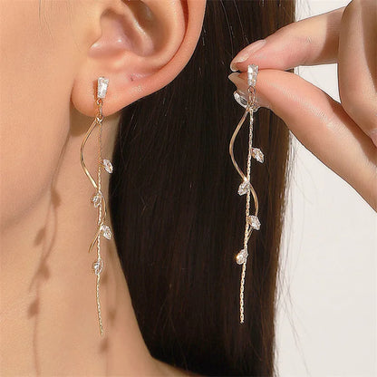 Drop Ear Line Long Hanging Earring