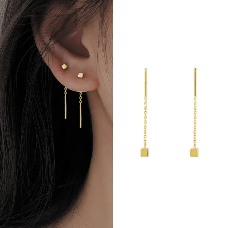 Drop Ear Line Long Hanging Earring