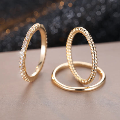 Minimalist Stacking Thin Ring