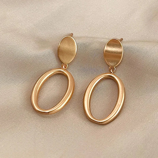 Needle Elegant Drop Earrings