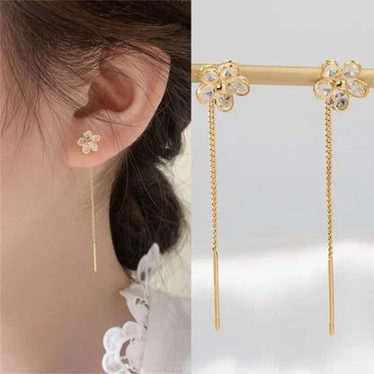 Drop Ear Line Long Hanging Earring