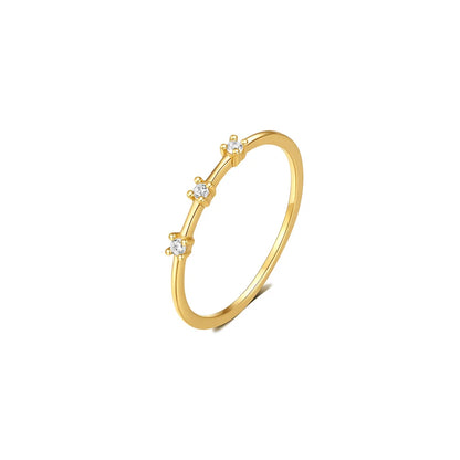Round Cut CZ Engagement Ring