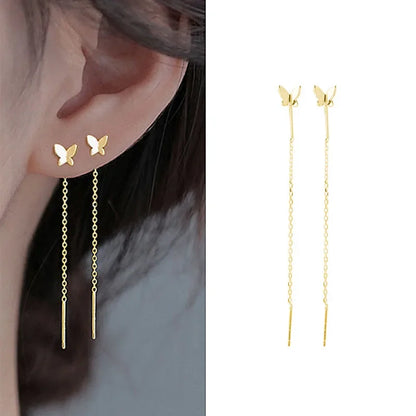 Drop Ear Line Long Hanging Earring